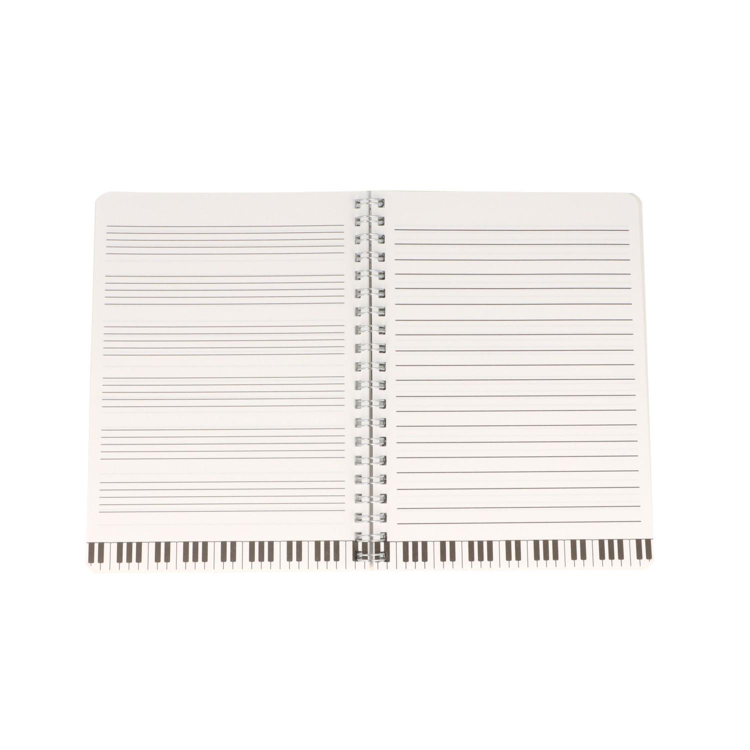 Spiralblock „Keyboard“ DIN A6